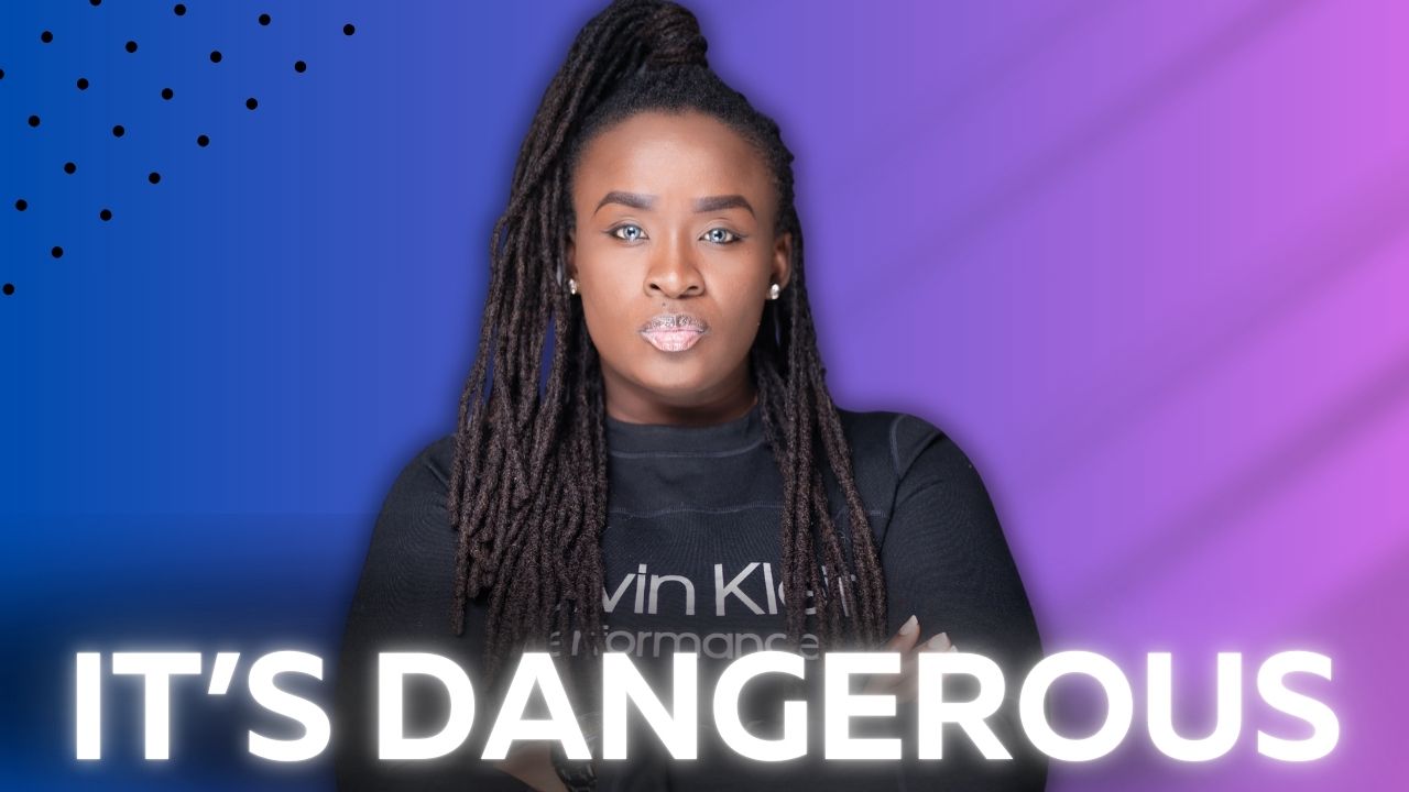 Image of Jessica OS with "it's dangerous" written across her chest"